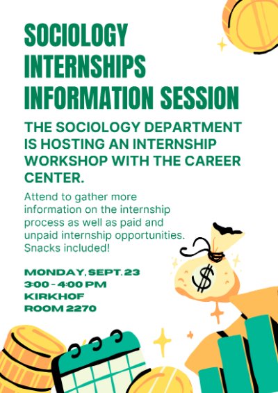 Sociology Internships Information Session